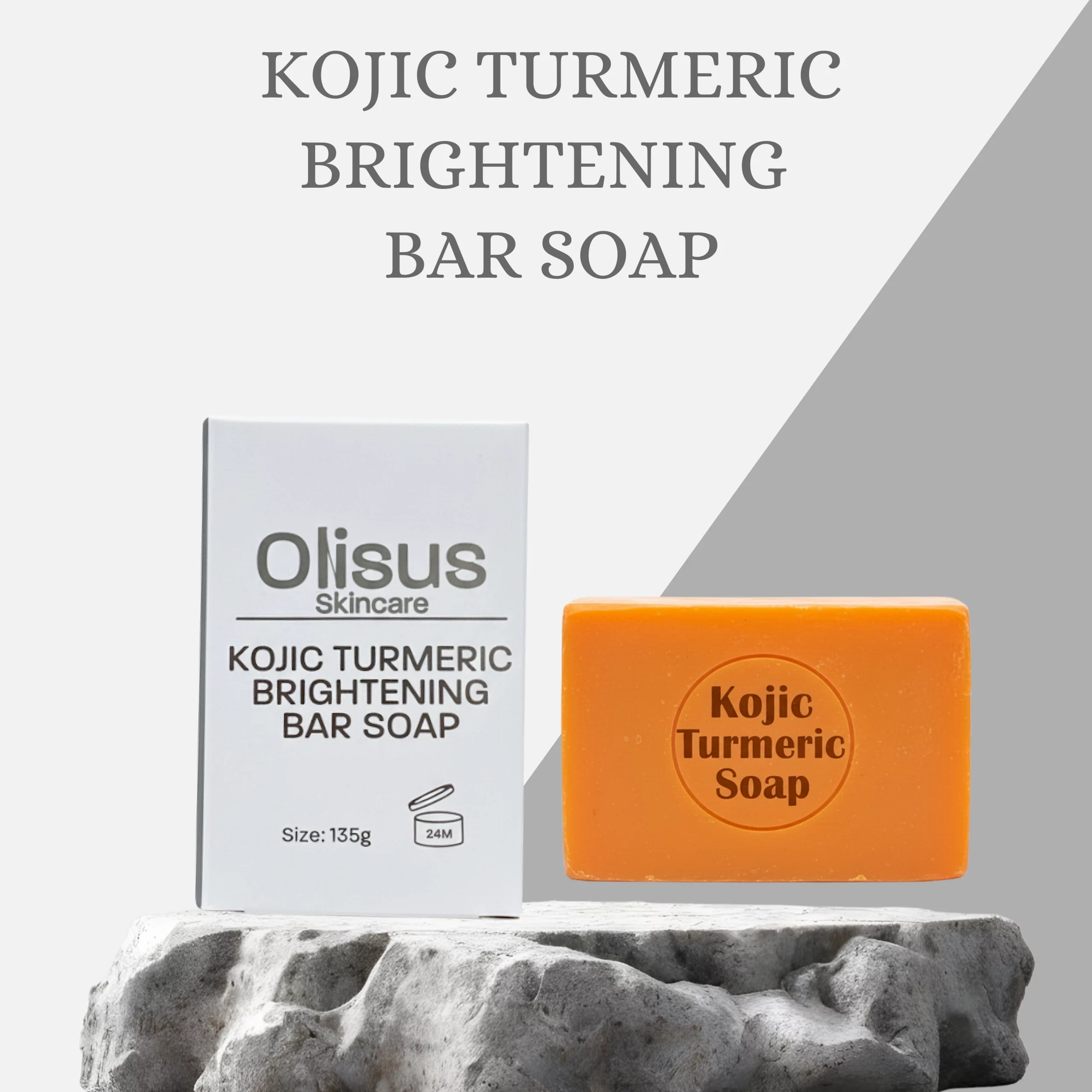 Olisus-Kojic Turmeric Brightening Bar Soap